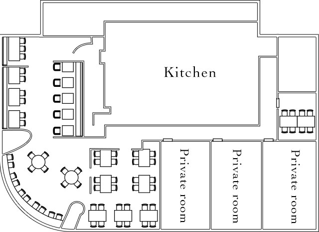 店内見取り図の設置